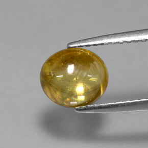 Sphène jaune naturelle transparent, 2,04 ct, transparent / translucide