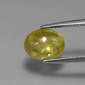 Sphène jaune naturelle transparent, 2,42 ct, transparent / translucide