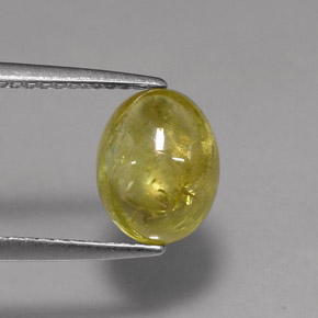 Sphène jaune naturelle transparent, 2,42 ct, transparent / translucide