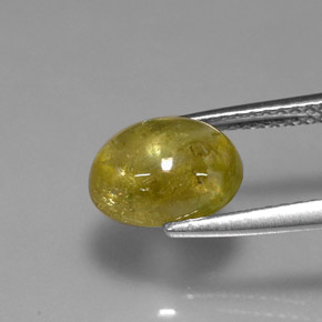 Sphène jaune naturelle transparent, 2,42 ct, transparent / translucide