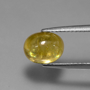 Sphène jaune doré naturelle transparent, 2,58 ct, transparent / translucide