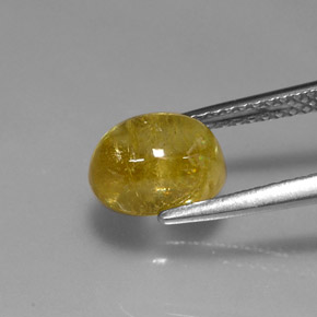 Sphène jaune doré naturelle transparent, 2,58 ct, transparent / translucide