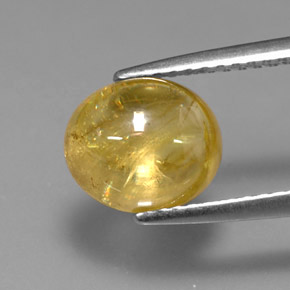 Sphène Jaune doré naturelle Transparent, 2.82 ct, Transparent / Translucide