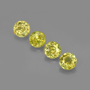 Achetez naturel ct vert sphène gems, coupe roude, en provenance sri lanka chez gemselect. en stock, livraison internationale!