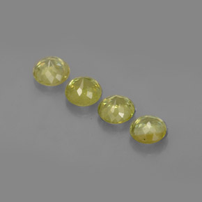 Achetez naturel ct vert sphène gems, coupe roude, en provenance sri lanka chez gemselect. en stock, livraison internationale!