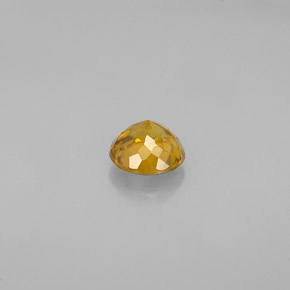 Sphène Doré naturelle Coupe roude, 0.55 ct, VVS-VS