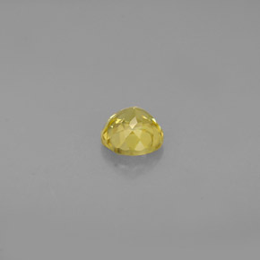 Sphène or naturelle coupe roude, 0,47 ct, VVS-VS
