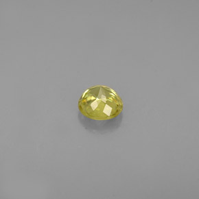 Sphène Vert Doré naturelle Coupe roude, 0.40 ct, VVS-VS