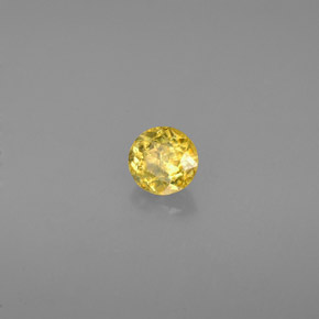 Sphène Vert Doré naturelle Coupe roude, 0.34 ct, VS