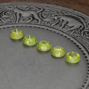 Achetez naturel ct vert sphène gems, coupe roude, en provenance sri lanka chez gemselect. en stock, livraison internationale!