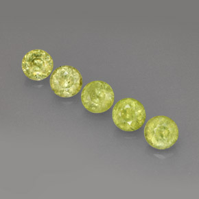 Achetez naturel ct vert sphène gems, coupe roude, en provenance sri lanka chez gemselect. en stock, livraison internationale!
