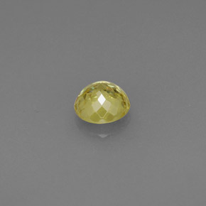 Sphène vert naturelle coupe roude, 0,46 ct, VS