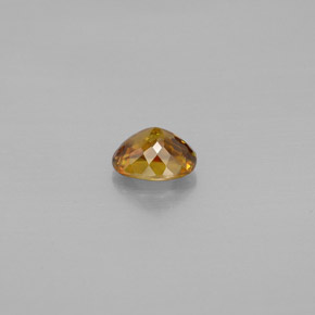 Sphène multicolore naturelle coupe ovale, 1,29 ct, VS