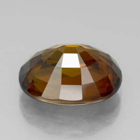 Sphène multicolore naturelle coupe ovale, 7,00 ct, VVS