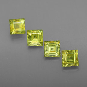 Achetez naturel ct vert sphène gems, carré, en provenance sri lanka (ceylan) chez gemselect. en stock, livraison internationale!
