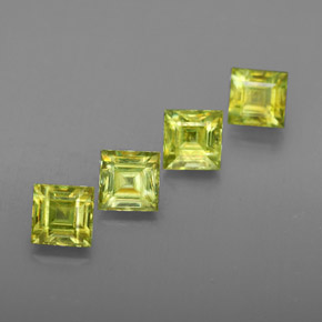 Achetez naturel ct vert sphène gems, carré, en provenance sri lanka (ceylan) chez gemselect. en stock, livraison internationale!