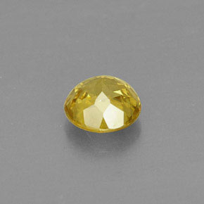 Sphène Jaune doré naturelle Coupe roude, 0.45 ct, VVS-VS