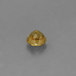 Sphène Jaune doré naturelle Coupe roude, 0.20 ct, VVS-VS