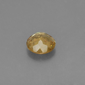Sphène or naturelle coupe roude, 0,44 ct, VVS-VS