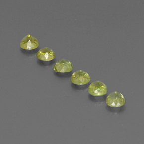Achetez naturel ct vert sphène gems, coupe roude, en provenance sri lanka chez gemselect. en stock, livraison internationale!