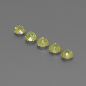 Achetez naturel 1,24ct vert sphène gems, coupe roude, en provenance sri lanka chez gemselect. en stock, livraison internationale!