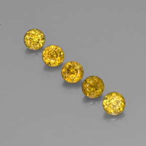 Achetez naturel 1,75ct jaune sphène gems, coupe roude, en provenance sri lanka chez gemselect. en stock, livraison internationale!