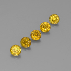 Achetez naturel 1,75ct jaune sphène gems, coupe roude, en provenance sri lanka chez gemselect. en stock, livraison internationale!