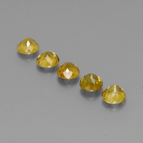 Achetez naturel 1,75ct jaune sphène gems, coupe roude, en provenance sri lanka chez gemselect. en stock, livraison internationale!