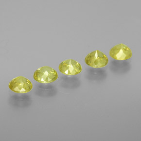 Achetez naturel ct vert sphène gems, coupe roude, en provenance sri lanka chez gemselect. en stock, livraison internationale!