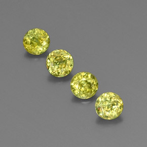 Achetez naturel ct jaune sphène gems, coupe roude, en provenance sri lanka (ceylan) chez gemselect. en stock, livraison internationale!