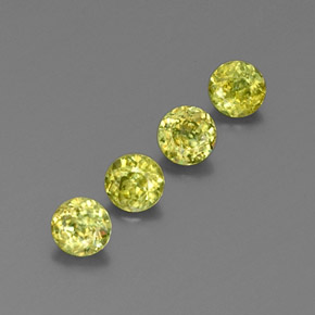 Achetez naturel ct jaune sphène gems, coupe roude, en provenance sri lanka (ceylan) chez gemselect. en stock, livraison internationale!