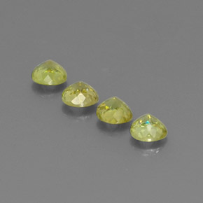 Achetez naturel ct jaune sphène gems, coupe roude, en provenance sri lanka (ceylan) chez gemselect. en stock, livraison internationale!