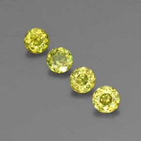Achetez naturel ct vert sphène gems, coupe roude, en provenance sri lanka (ceylan) chez gemselect. en stock, livraison internationale!