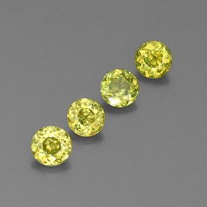 Achetez naturel ct vert sphène gems, coupe roude, en provenance sri lanka (ceylan) chez gemselect. en stock, livraison internationale!