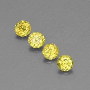 Achetez naturel ct Vert Doré Sphène gems, Coupe roude, En provenance Sri Lanka (Ceylan) chez GemSelect. En stock, livraison internationale!