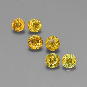 Achetez naturel ct vert sphène gems, coupe roude, en provenance sri lanka chez gemselect. en stock, livraison internationale!