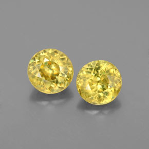Achetez naturel ct vert sphène gems, coupe roude, en provenance sri lanka chez gemselect. en stock, livraison internationale!