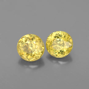 Achetez naturel ct vert sphène gems, coupe roude, en provenance sri lanka chez gemselect. en stock, livraison internationale!