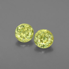 Achetez naturel ct vert sphène gems, coupe roude, en provenance sri lanka (ceylan) chez gemselect. en stock, livraison internationale!