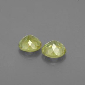 Achetez naturel ct vert sphène gems, coupe roude, en provenance sri lanka (ceylan) chez gemselect. en stock, livraison internationale!