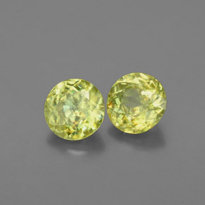 Achetez naturel ct Vert Doré Sphène gems, Coupe roude, En provenance Sri Lanka (Ceylan) chez GemSelect. En stock, livraison internationale!