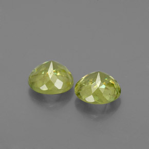 Achetez naturel ct Vert Doré Sphène gems, Coupe roude, En provenance Sri Lanka (Ceylan) chez GemSelect. En stock, livraison internationale!