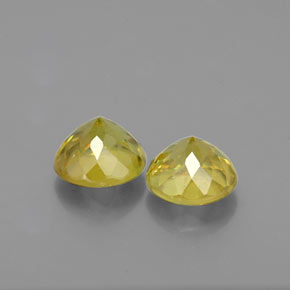 Achetez naturel ct Vert Doré Sphène gems, Coupe roude, En provenance Sri Lanka (Ceylan) chez GemSelect. En stock, livraison internationale!