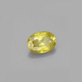 Sphène or naturelle coupe ovale, 0,92 ct, VS-SI