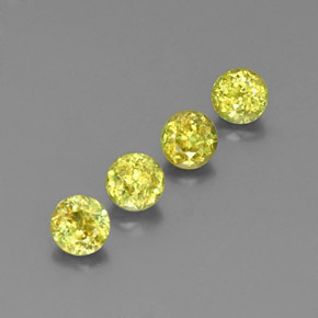 Achetez naturel ct vert sphène gems, coupe roude, en provenance sri lanka (ceylan) chez gemselect. en stock, livraison internationale!