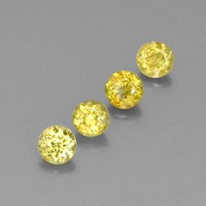 Achetez naturel ct or sphène gems, coupe roude, en provenance sri lanka chez gemselect. en stock, livraison internationale!