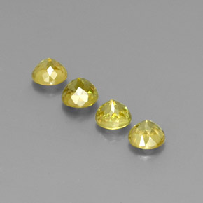 Achetez naturel ct or sphène gems, coupe roude, en provenance sri lanka chez gemselect. en stock, livraison internationale!
