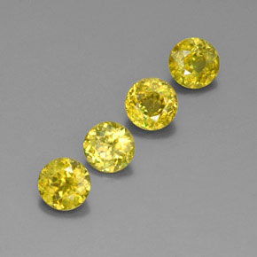 Achetez naturel ct vert sphène gems, coupe roude, en provenance sri lanka (ceylan) chez gemselect. en stock, livraison internationale!