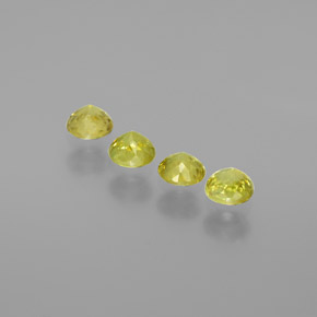 Achetez naturel ct vert sphène gems, coupe roude, en provenance sri lanka chez gemselect. en stock, livraison internationale!