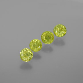 Achetez naturel 1,21ct vert sphène gems, coupe roude, en provenance sri lanka chez gemselect. en stock, livraison internationale!